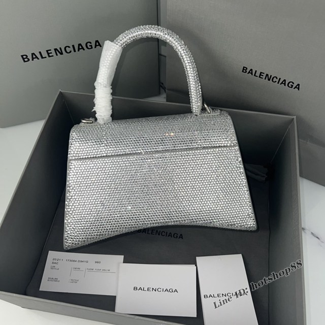 Balenciaga專櫃爆款燙磚重手工中號沙漏包手提包 巴黎世家Hourglass沙漏包 款號：8895 fyj1487